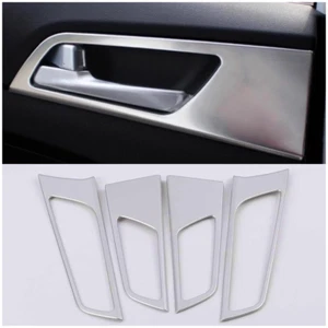 Chrome Inner Door Handle Bowl Lid Side Cover Trim For 2016-2020 Hyundai Tucson - Picture 1 of 2