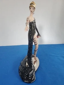 Erté Sculpture Erte Flanklin Mint Pearls and Rubies Art deco Limited Edition - Picture 1 of 8