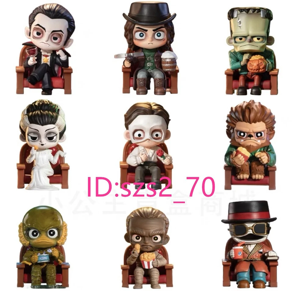 9 pcs Authentic POP MART Universal Monsters Series Mini Figure Kawaii Toy Gift - Image 1 of 1