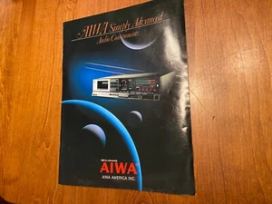 Vintage AIWA Stereo Cassette Deck Series Catalog Prospekt - Bild 1 von 2