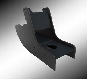 CENTRE CONSOLE for Mini 1971-2001 BLACK and CUSTOM Colour Choice + Instructions - Picture 1 of 3