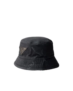 PRADA Men's Black Cotton Bucket Hat New And Authentic - Picture 1 of 2