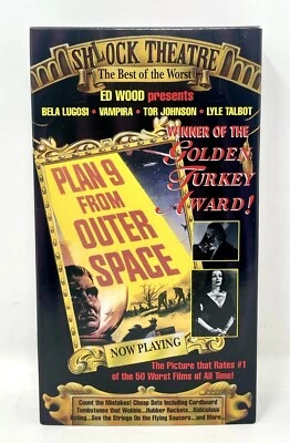 RARE Vintage PLAN 9 FROM OUTER SPACE VHS Tape! Ed Wood, Bela Lugosi, Vampira! - Image 1 of 4