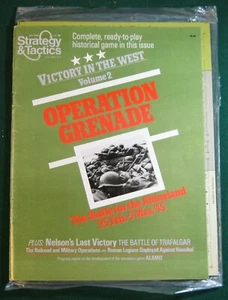 Strategy & Tactics S&T #84 Operation Grenade SPI Juego de Guerra, Completo Sin Perforar - Imagen 1 de 4