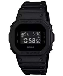 CASIO G-SHOCK DW-5600BB-1 DW5600 ALL BLACK DIGITAL WATCH - Picture 1 of 3