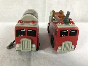 Sodor Feuerwehrmannschaft Wassertanker Haken & Leiter Zug Thomas & seine Freunde Holzeisenbahn - Bild 1 von 12