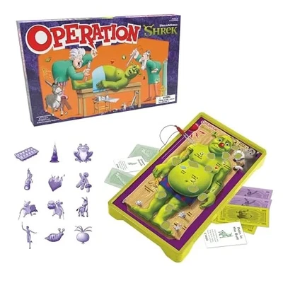 OPERATION :Shrek - Collectible Silly Skill Board Game, Perform Surgery On Shrek - Image 1 of 4