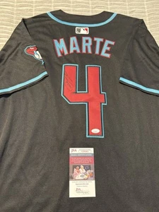 Ketel Marte Signed Jersey JSA Autographed Arizona Diamondbacks Authentic Auto - Picture 1 of 3