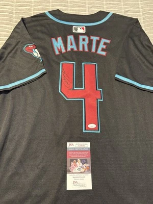 Ketel Marte Signed Jersey JSA Autographed Arizona Diamondbacks Authentic Auto - Image 1 of 3