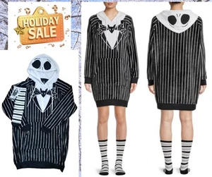 Disney Women's 3X 22W-24W Nightmare Before Christmas Fleece Hooded Sleep Lounger - Picture 1 of 24