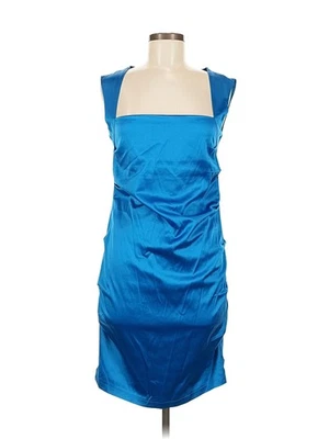 Arden B. Vestido de cóctel azul para mujer M Foto 1 de 4