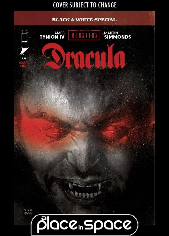 UNIVERSAL MONSTERS DRACULA BLACK & WHITE SPECIAL #1A MARTIN SIMMONDS (WK44)