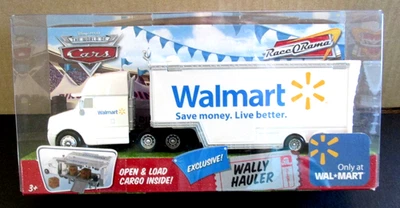 Disney Pixar Cars Race O Rama Wally Hauler Semi-Truck Walmart NIP - Image 1 of 4
