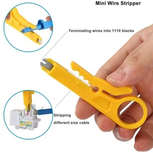 RJ45 Netzwerk Kabel Tester Draht Crimper Zangen Ethernet Registriert Jack - Afbeelding 1 van 24