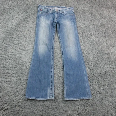 Jeans Big Star Casey para mujer 29L azul corte bota tiro bajo elástico 31x32* Foto 1 de 4