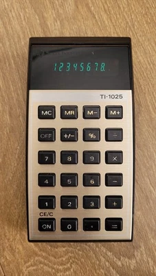 Vintage Texas Instruments  Calculator TI-1025 - Image 1 of 4