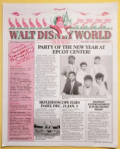 DISNEY Ephemera Walt Disney World News Information Guide Holiday Issue Dec 1984 - Picture 1 of 4