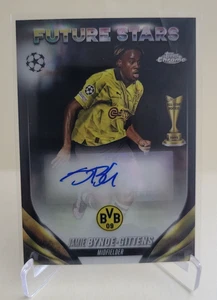 2023-24 TOPPS CROMO UEFA JAMIE BYNOE-REJILLAS LAVA NEGRA AUTOMÁTICO FUTURE STARS - Imagen 1 de 4