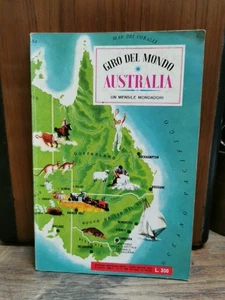 Giro del Mondo Australia 1964 Geografia Turismo Mondadori L1 ° - Picture 1 of 3