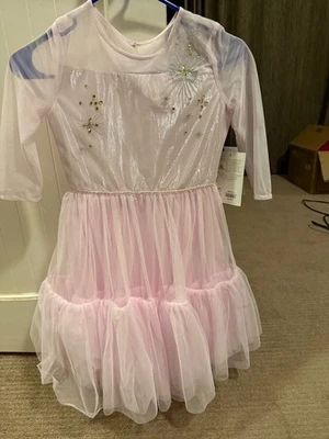 Disney Princess Pink Sparkle Tulle Dress Size 7/8 New with tags - Image 1 of 4