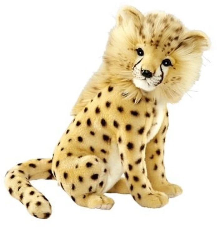 HANSA - Cheetah Cub Sitting - 32cm - Realistic Plush Soft Toy - image 1 of 1
