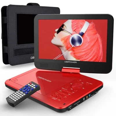 DBPOWER Portable DVD Player, 12.5 Inch, with Car Holder, 10.5 Inch LCD, Car DVD - Image 1 of 4
