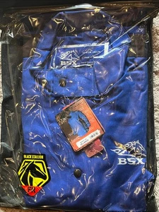 3XL Black Stallion BXRB9C BSX 100% FR Baumwolle Schweißjacke blau/schwarz BRANDNEU - Bild 1 von 4