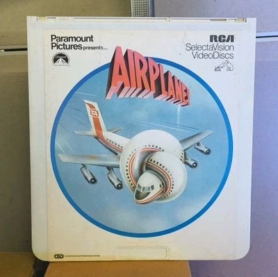 Airplane CED Videodisc Paramount Pictures RCA SelectaVision Movie 1981 Sealed - Image 1 of 3