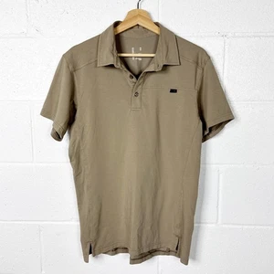 Arc'teryx Captive Kurzarm Polo Herren Medium hellbraun Performance Stretch - Bild 1 von 5