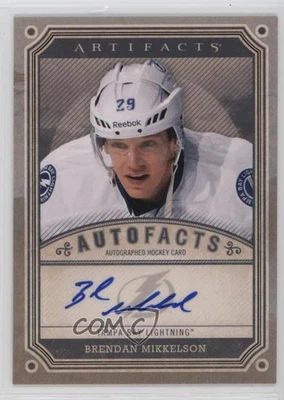2013-14 Upper Deck Artifacts Autofacts Brendan Mikkelson #A-BM Auto - Image 1 of 2