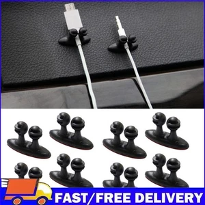 8Pcs Multifunctional Adhesive Car Charger Line Clasp Headphone Cable Clip - Afbeelding 1 van 10