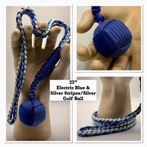 Monkey Fist Keychain , Made In USA, Custom Orders Welcome! - Picture 1 of 24