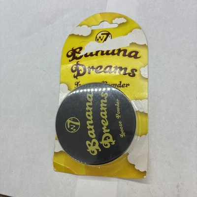 W7 Banana Dreams Loose Face Setting Powder Yellow Full Size Sealed - Image 1 of 4