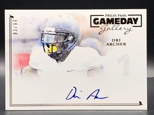 2014 Press Pass Gameday Gallery Dri Archer Gold Rookie Auto /99 - Kent State - Picture 1 of 2
