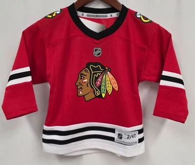 Brand New TODDLER NHL Chicago Blackhawks BEDARD Jersey, Size T2-T4 - Image 1 of 4