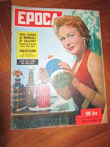 RIVISTA, EPOCA, N 178, 1954, COSA FAREMO AI MONDIALI DI CALCIO,MONDADORI (R1)   - Imagen 1 de 1