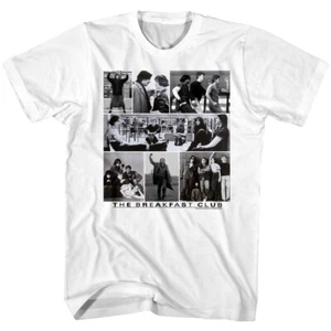 Breakfast Club Movie Moments Men's T Shirt Screenshots John Bender Fist Pump - Picture 1 of 5