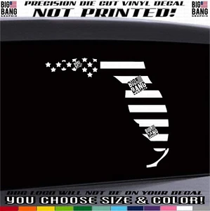 Calcomanía de vinilo para el hogar de Florida pegatina coche camión bandera de EE. UU. Orgullosa nacida en Estados Unidos 'Merica - Imagen 1 de 4