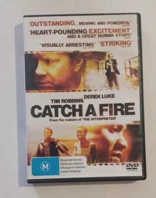 Catch A Fire (2006) DVD R4 VGC Tim Robbins, Derek Luke, Bonnie Henna Free Post - image 1 of 4