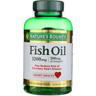 5 Pack Nature's Bounty Heart Health Fish Oil Rapid Release Softgels, 1200 mg,...