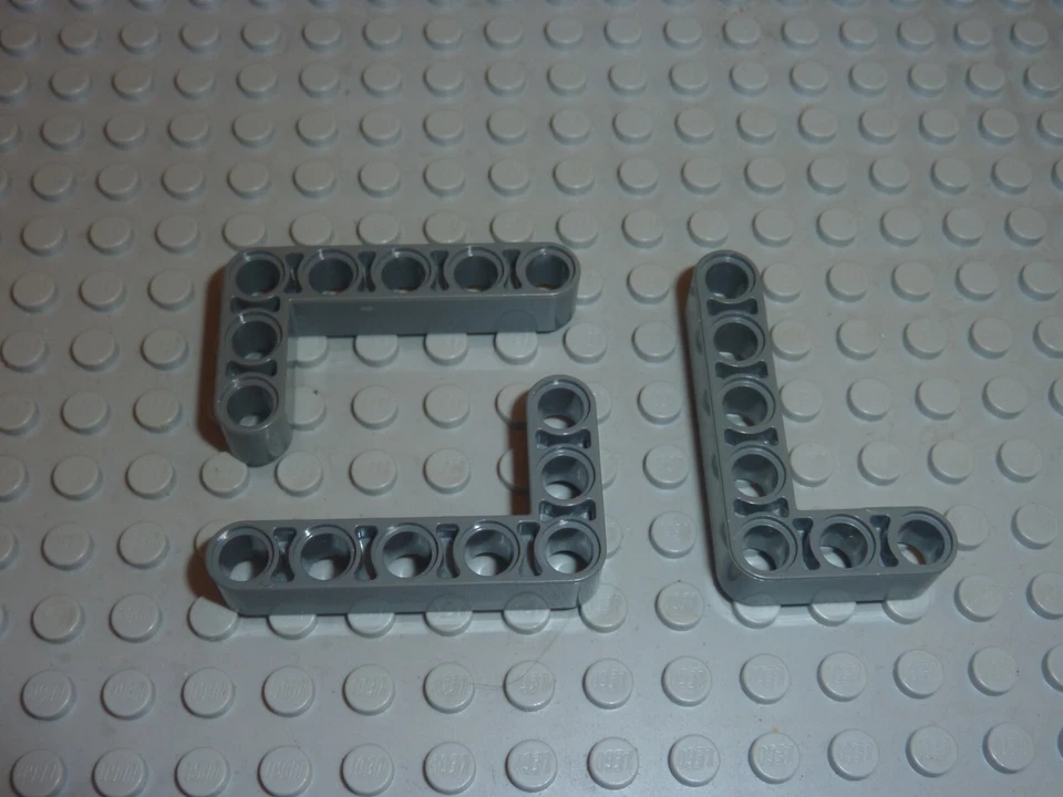 3 x LEGO Technic Dkstone Beam 3 x 5 Bent 90 ref 32526 Set 8052/7664/8053/10212.. - Photo 1/1
