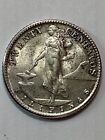 1944-D Philippines 20 Silver Centavos Vf Foreign Coin Wwii Silver Coin*162