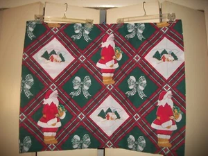 Almohada de Navidad vintage farsa de Dan River - Imagen 1 de 6