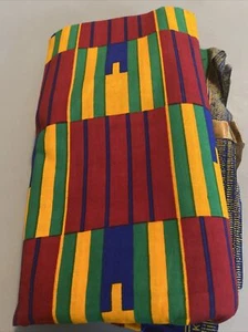 100% Ankara  African Wax Print fabric 6 yards - Picture 1 of 2