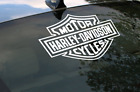 Harley Davidson Logo Cutz Rear Window Decal, Motorcycle Truck Car Sticker