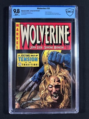WOLVERINE #55 - CBCS 9.8 / Greg Land Homage Variant / "Death" of Sabretooth - Image 1 of 2