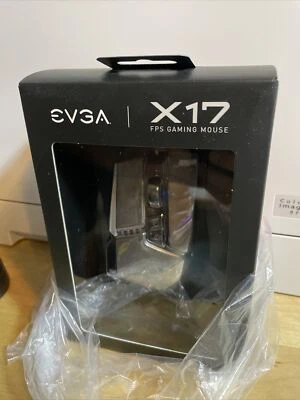 EVGA X17 Wired Customizable Gaming Mouse Black - BRAND NEW!!! - Image 1 of 4