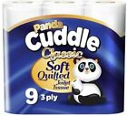 45  Softlux / Panda 3Ply Toilet Rolls Tissue Quilted Toilet Rolls Paper