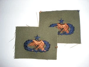 USAF ACFT MUNITIONS MAINTENANCE 7 LEVEL BADGE - GEDÄMPFT - OD TWILL - 2 ABZEICHEN - Bild 1 von 1