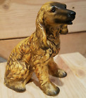 Afghan Hound Dog Figurine Ceramic Japan Collectible Vtg 4.5